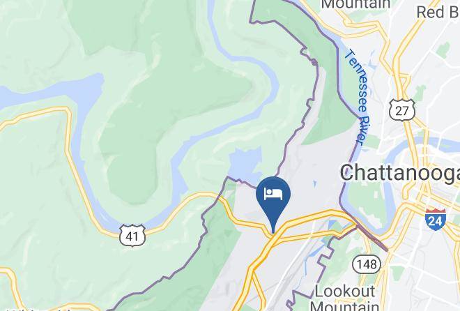 Hamilton - Days Inn By Wyndham Chattanooga Lookout Mountain West Maps
