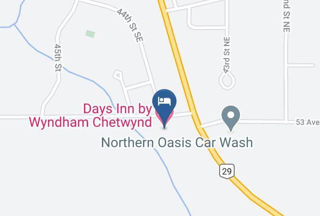 Days Inn By Wyndham Chetwynd Map - British Columbia - Peace River