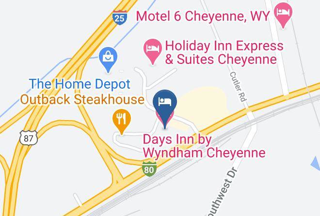 Laramie - Days Inn By Wyndham Cheyenne Maps