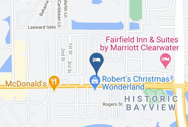 Pinellas - Days Inn By Wyndham Clearwater Gulf To Bay Maps