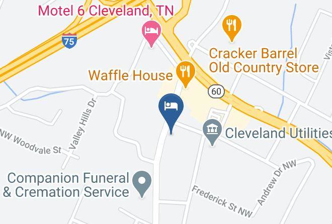 Bradley - Days Inn By Wyndham Cleveland Tn Maps