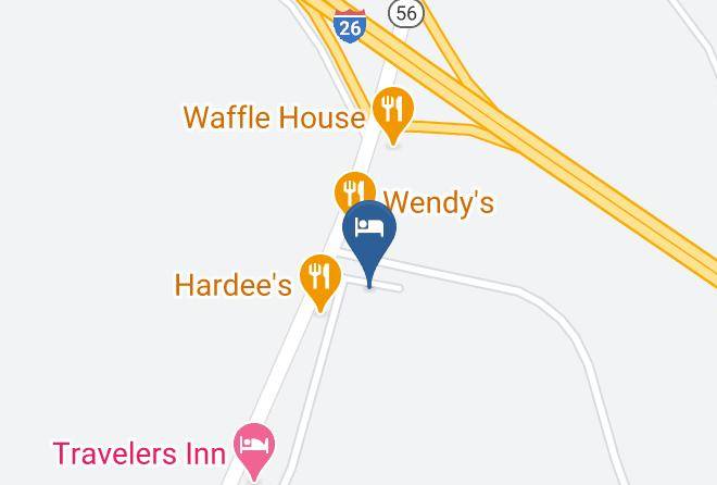 Laurens - Days Inn By Wyndham Clinton Presbyterian College Maps
