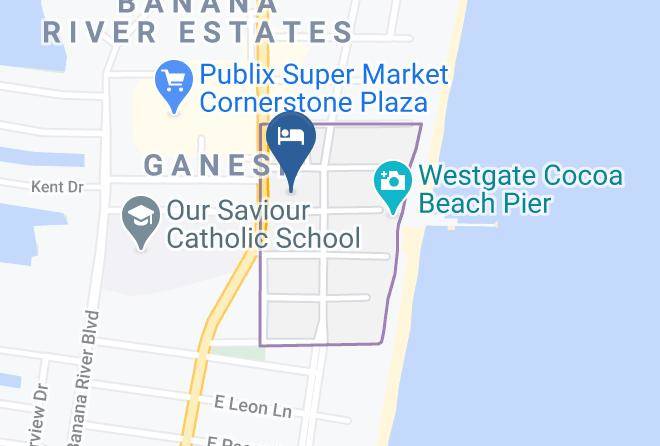Brevard - Days Inn By Wyndham Cocoa Beach Port Canaveral Maps