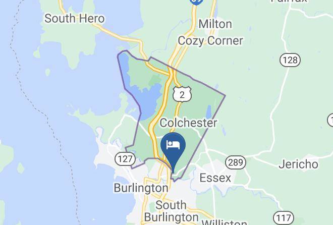 Days Inn By Wyndham Colchester Burlington Map