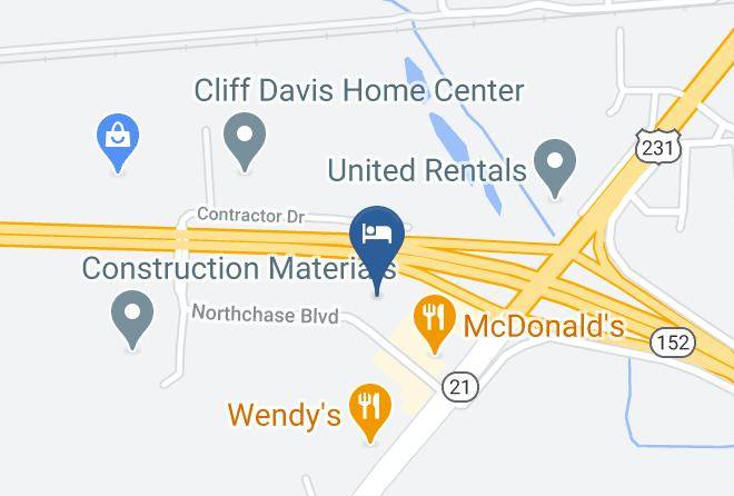 Montgomery - Days Inn By Wyndham Coliseum Montgomery Al Maps