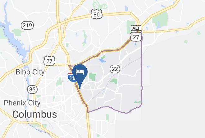 Muscogee - Days Inn By Wyndham Columbus North Fort Benning Maps