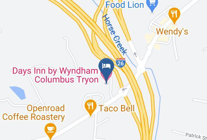 Polk - Days Inn By Wyndham Columbus Tryon Maps