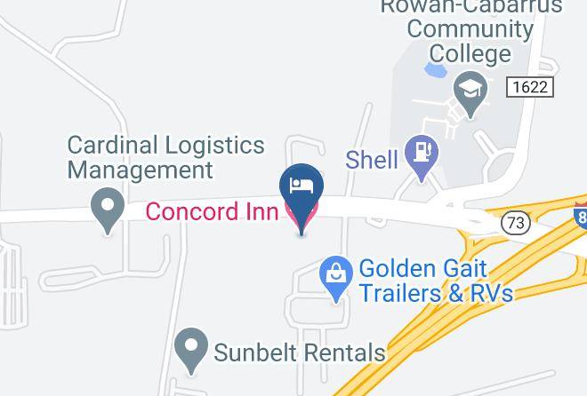 Days Inn By Wyndham Concord Map