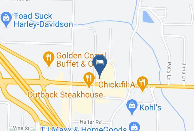Faulkner - Days Inn By Wyndham Conway Maps