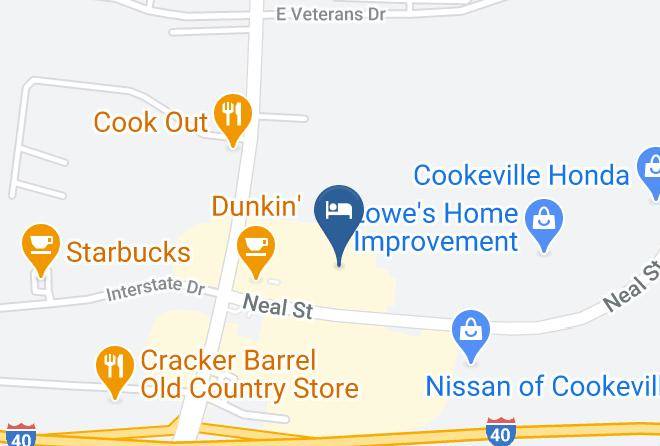 Putnam - Super 8 By Wyndham Cookeville Maps