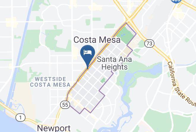 Orange - Sunset Inn Costa Mesa Maps