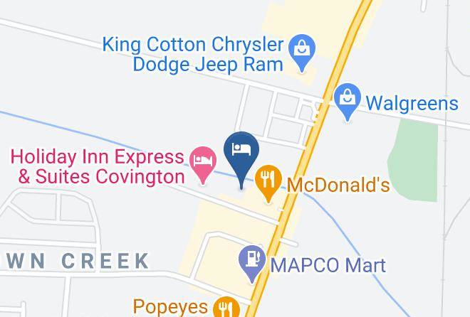 Tipton - Days Inn By Wyndham Covington Maps