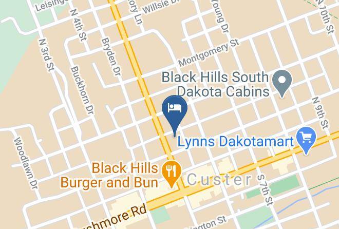 Custer - Days Inn By Wyndham Custer Maps