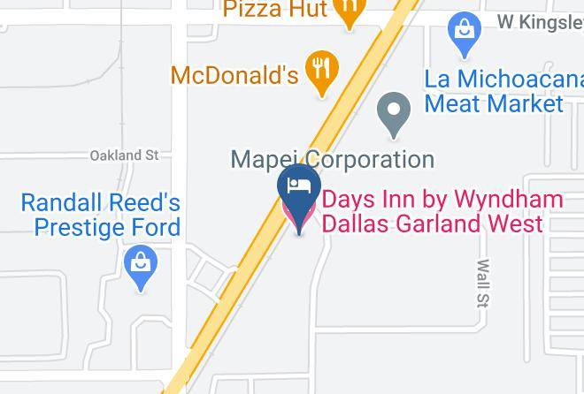 Days Inn By Wyndham Dallas Garland West Map