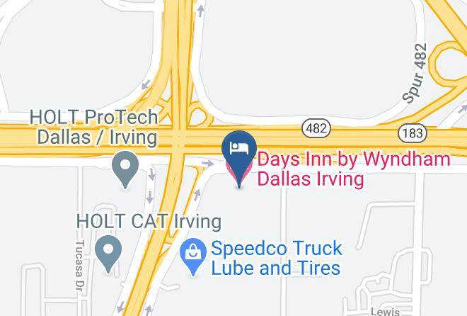 Dallas - Days Inn By Wyndham Dallas Irving Maps