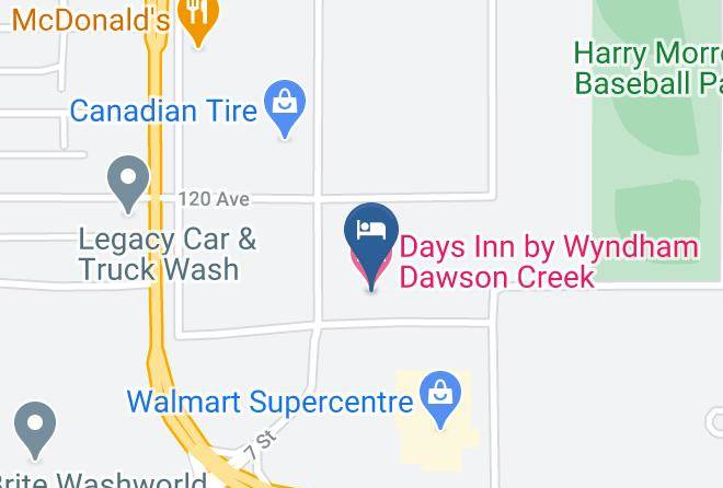 Peace River - Days Inn By Wyndham Dawson Creek Maps