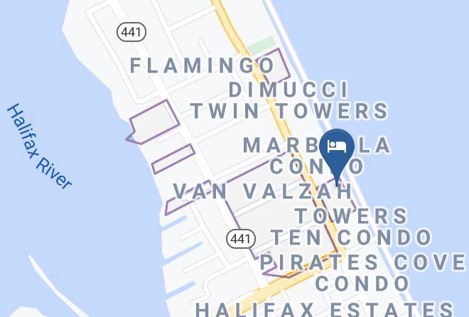 Days Inn By Wyndham Daytona Oceanfront Map