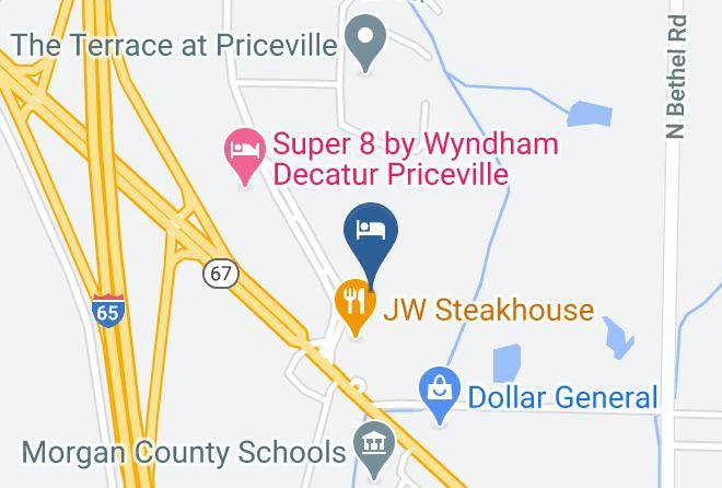 Days Inn By Wyndham Decatur Priceville I 65 Exit 334 Map