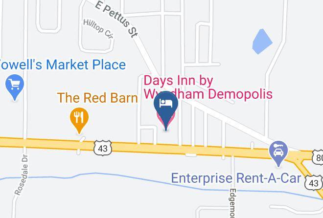 Marengo - Days Inn By Wyndham Demopolis Maps