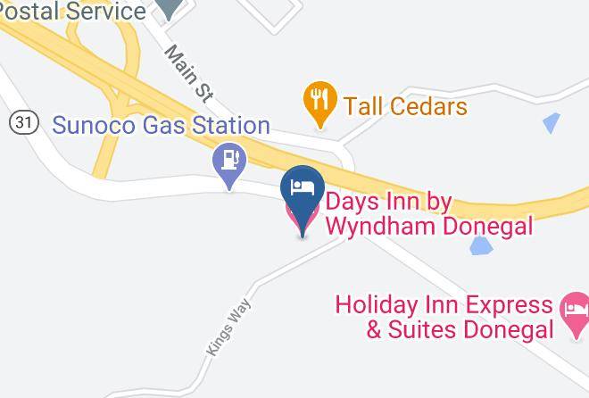 Westmoreland - Days Inn By Wyndham Donegal Maps