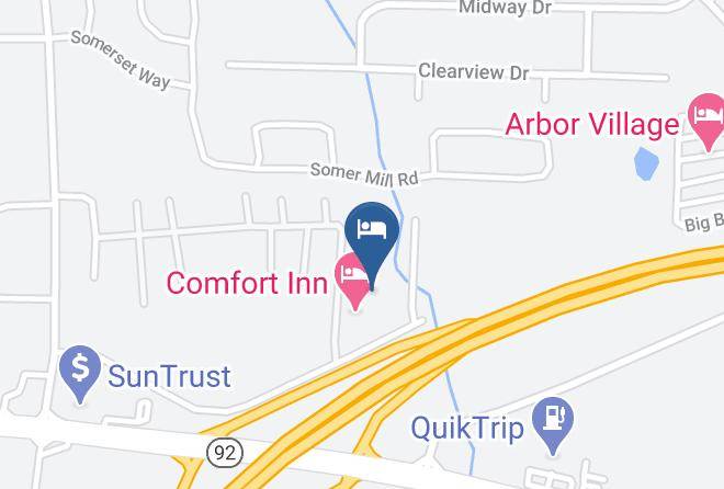 Douglas - Days Inn By Wyndham Douglasville Atlanta Fairburn Road Maps