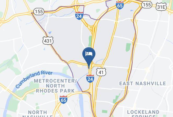Davidson - Days Inn By Wyndham Downtown Nashville West Trinity Lane Maps