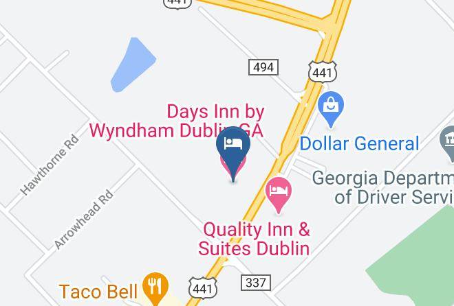 Laurens - Days Inn By Wyndham Dublin Ga Maps