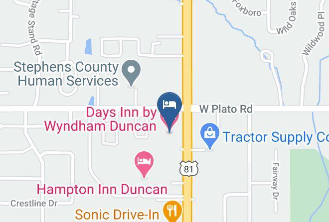 Stephens - Days Inn By Wyndham Duncan Maps