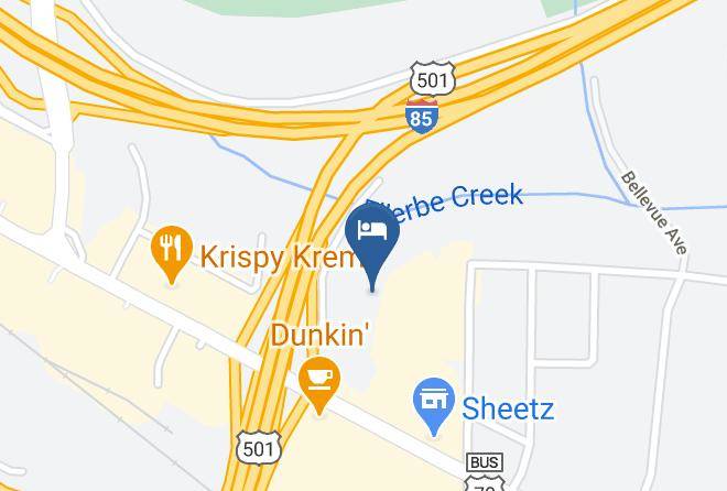 Durham - Days Inn By Wyndham Durham Near Duke University Maps