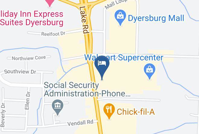 Dyer - Days Inn By Wyndham Dyersburg Maps