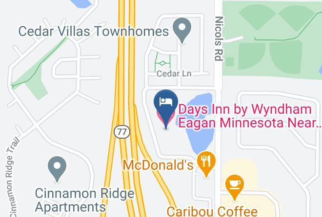 Dakota - Days Inn By Wyndham Eagan Minnesota Near Mall Of America Maps