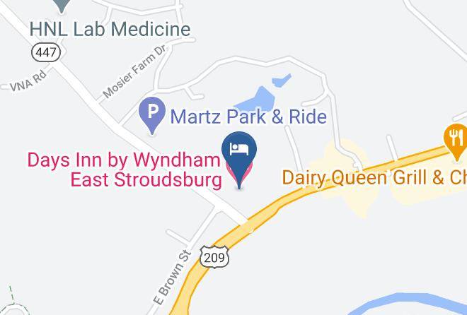 Monroe - Days Inn By Wyndham East Stroudsburg Maps