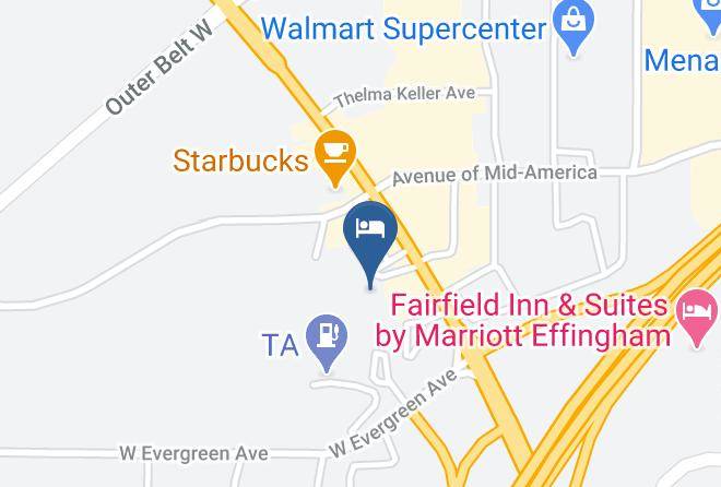 Effingham - Days Inn By Wyndham Effingham Maps