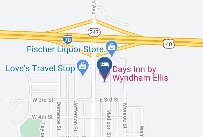 Ellis - Days Inn By Wyndham Ellis Maps