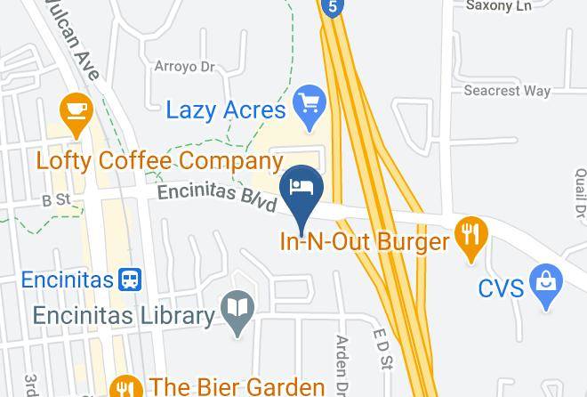 San Diego - Days Inn By Wyndham Encinitas Moonlight Beach Maps