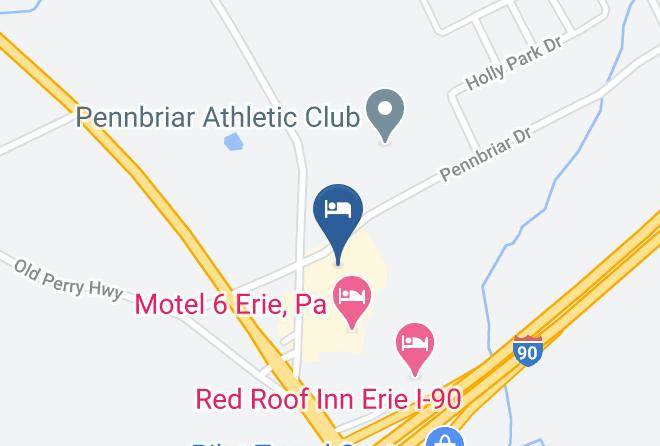 Days Inn By Wyndham Erie Map