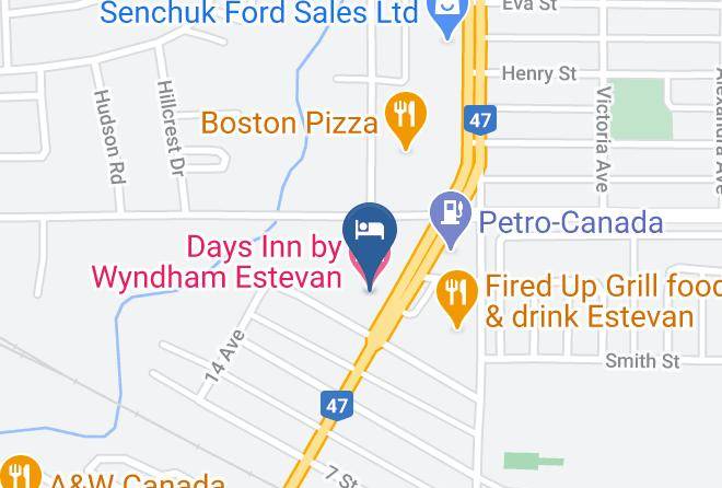 Division 1 - Days Inn By Wyndham Estevan Maps