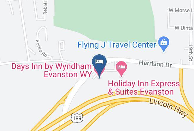 Uinta - Days Inn By Wyndham Evanston Wy Maps