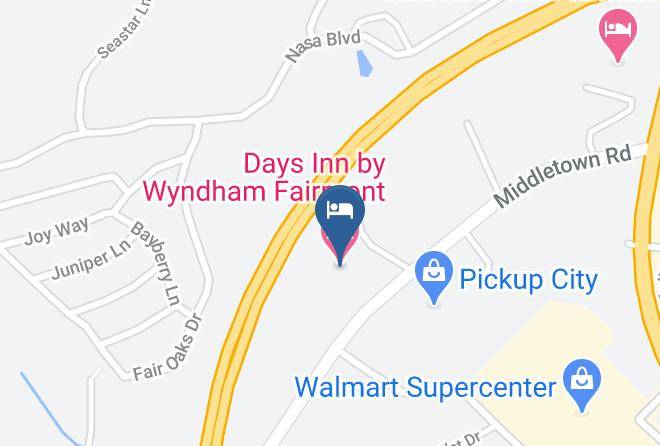 Days Inn By Wyndham Fairmont Map