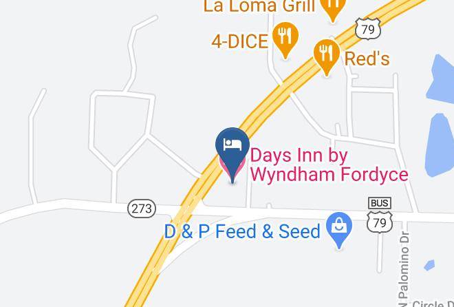 Dallas - Days Inn By Wyndham Fordyce Maps