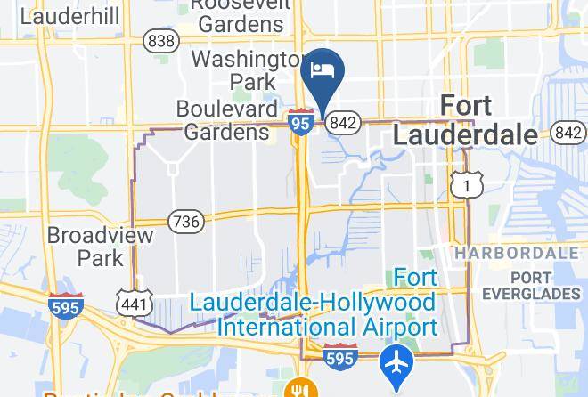 Broward - Days Inn By Wyndham Fort Lauderdale Airport Cruise Port Maps