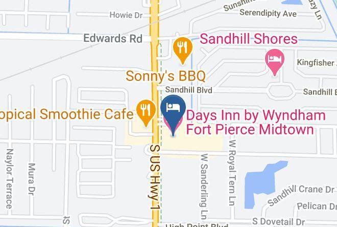 St Lucie - Days Inn By Wyndham Fort Pierce Midtown Maps