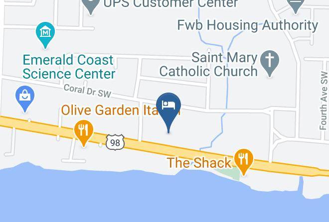 Okaloosa - Days Inn By Wyndham Fort Walton Beach Maps