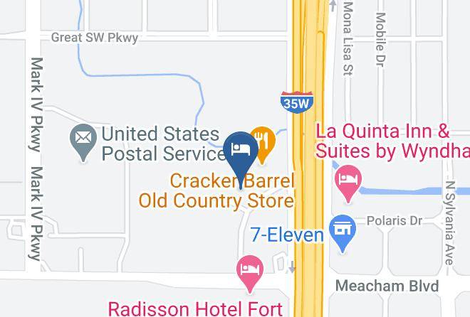 Tarrant - Days Inn By Wyndham Fort Worth North Fossil Creek Maps