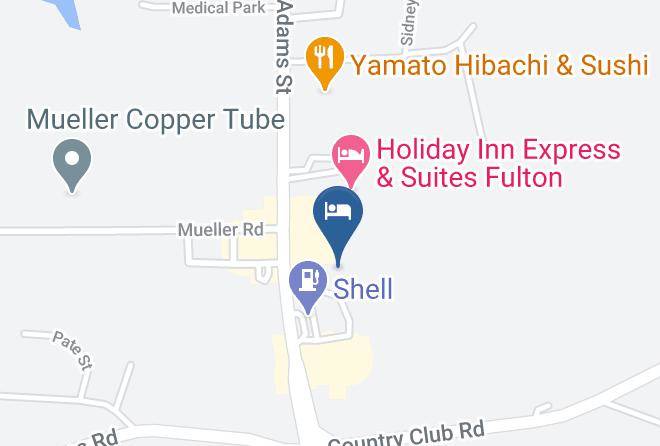 Itawamba - Days Inn By Wyndham Fulton Maps