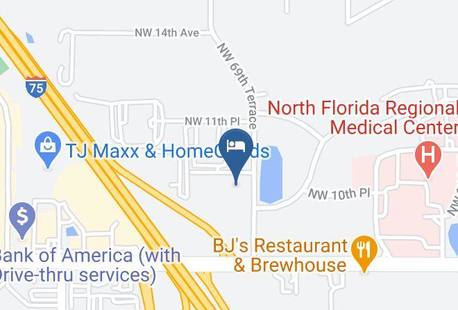 Days Inn By Wyndham Gainesville University I 75 Map