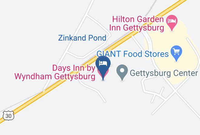 Adams - Days Inn By Wyndham Gettysburg Maps