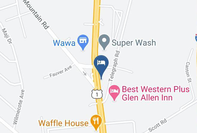 Henrico - Days Inn By Wyndham Glen Allen Maps
