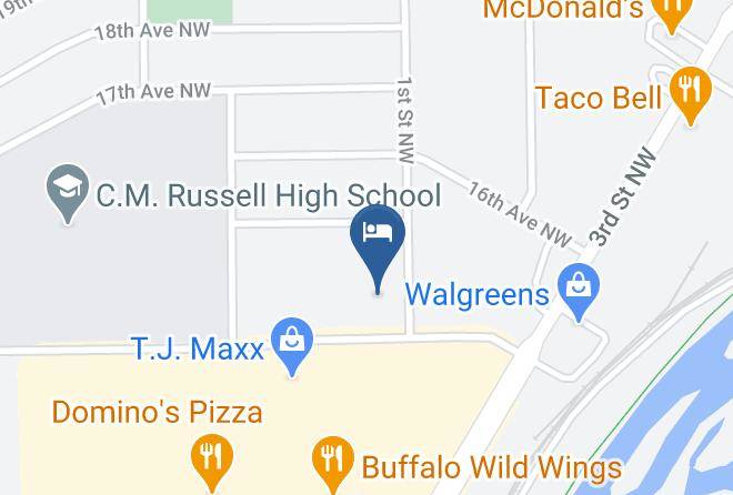 Cascade - Days Inn By Wyndham Great Falls Maps