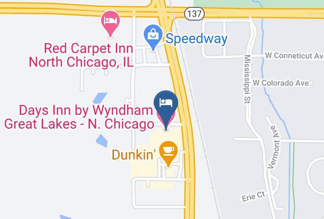 Lake - Days Inn By Wyndham Great Lakes N Chicago Maps